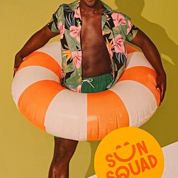 Swim Tube - Inflatable Pool Toy by Sun Squad (home/games/x) NEW - Picture 3 of 11